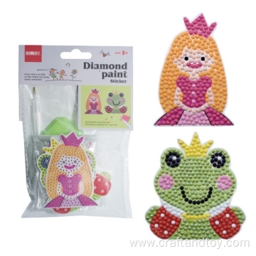Diamond Painting Stickers Princess and Frog